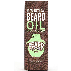 100% natural argan beard oil box