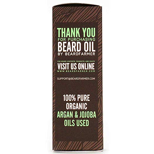 100% natural argan beard oil box #2