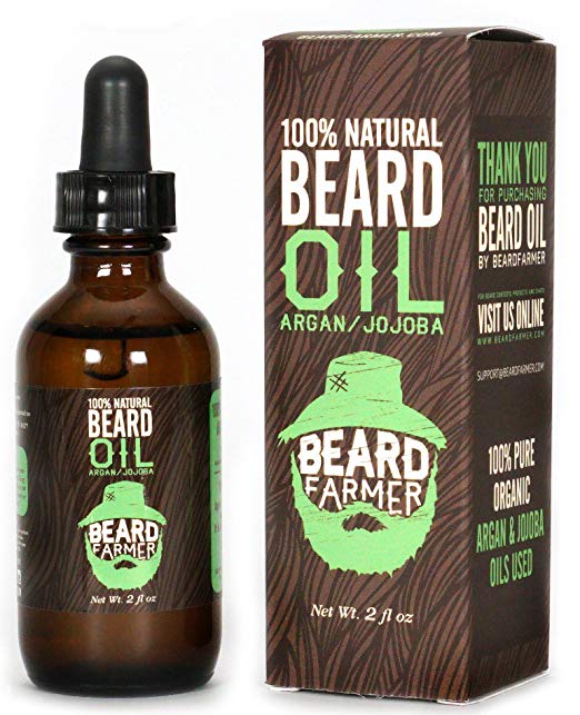 100% natural argan beard oil